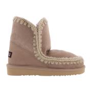 Mou Eskimo Suede Boots Camel Beige, Dam