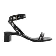 Balenciaga Flat Sandals Black, Dam