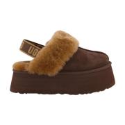 UGG Funkette Sandal Burnt Cedar Brown, Dam