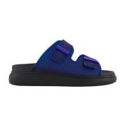 Alexander McQueen Flip Flops Blue, Herr