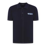 C.p. Company Polo Shirts Blue, Herr