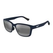 Maui Jim Lehiwa AF 648-03 Shiny Blue Sunglasses Blue, Herr