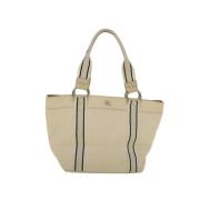 Burberry Vintage Pre-owned Canvas handvskor Beige, Dam