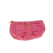 Prada Vintage Pre-owned Nylon prada-vskor Pink, Dam