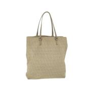 Fendi Vintage Pre-owned Canvas fendi-vskor Beige, Dam