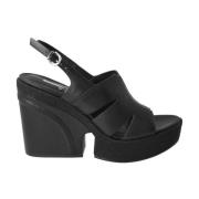 Jeannot High Heel Sandals Black, Dam