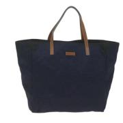 Gucci Vintage Pre-owned Canvas totevskor Blue, Dam