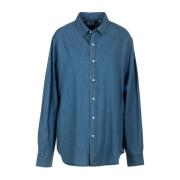 Aspesi Casual Shirts Blue, Herr