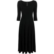 Norma Kamali Midi Dresses Black, Dam