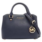 Michael Kors Pre-owned Pre-owned Laeder handvskor Blue, Dam