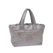 Chanel Vintage Pre-owned Laeder handvskor Gray, Dam