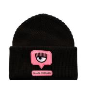 Chiara Ferragni Collection Beanies Black, Dam