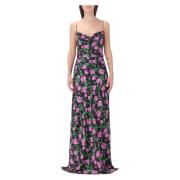 Chiara Ferragni Collection Maxi Dresses Multicolor, Dam