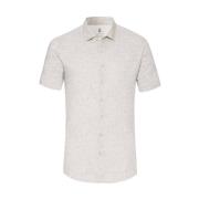 Desoto Short Sleeve Shirts Beige, Herr