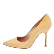 Carolina Herrera Pre-owned Pre-owned Laeder klackskor Beige, Dam