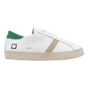 D.a.t.e. Vit Grön Hill Calf Sneakers White, Herr