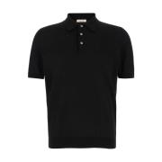 La Fileria Polo Shirts Black, Herr