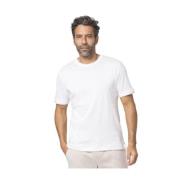 Eleventy T-Shirts White, Herr