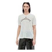 Courrèges T-Shirts Beige, Herr