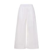 Max Mara Wide Trousers White, Dam