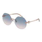 Tiffany Rose Gold Blue Pink Sunglasses Yellow, Dam