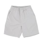 Carhartt Wip Silver Garment Dyed Streetwear Shorts Gray, Herr