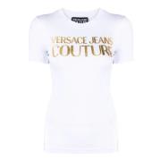 Versace Jeans Couture Vit T-shirt och Polo Kollektion White, Dam