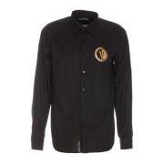 Versace Jeans Couture Casual Shirts Black, Herr