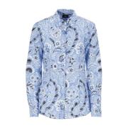 Etro Casual Shirts Blue, Dam