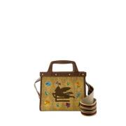 Etro Tote Bags Brown, Dam