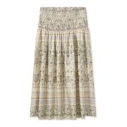 MOS Mosh Midi Skirts Multicolor, Dam