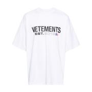 Vetements T-Shirts White, Dam