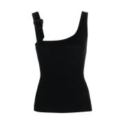 Versace Jeans Couture Sleeveless Tops Black, Dam