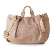 Borbonese Handbags Beige, Dam