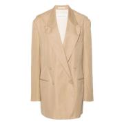 Dries Van Noten Blazers Beige, Dam