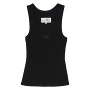 MM6 Maison Margiela Sleeveless Tops Black, Dam