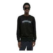 Moncler Sweatshirts & Hoodies Black, Herr