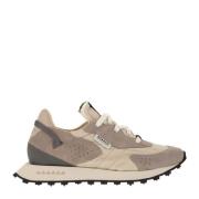 RUN OF Suede Andylon Sneakers Beige, Herr