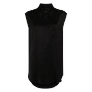 MM6 Maison Margiela Ärmlös topp Black, Dam