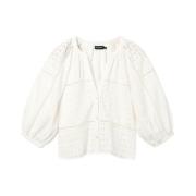 Desigual Blouses White, Dam