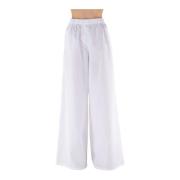 Max Mara Wide Trousers White, Dam