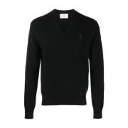 Ami Paris Knitwear Black, Herr