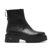 Casadei Svarta Casual Ankelboots Black, Dam