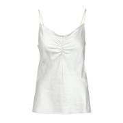 Mauro Grifoni Sleeveless Tops Gray, Dam