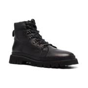 Baldinini Svart Moon Wash Ankelboots Black, Herr