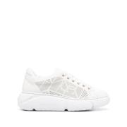 Casadei Vita Lädersneakers för Kvinnor White, Dam