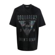 Dsquared2 T-Shirts Black, Herr