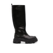 Ganni High Boots Black, Dam