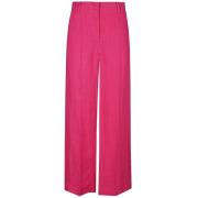 Max Mara Weekend Wide Trousers Pink, Dam