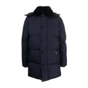 Brioni Down Jackets Blue, Herr